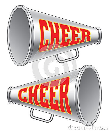 Megaphone-Cheer Vector Illustration