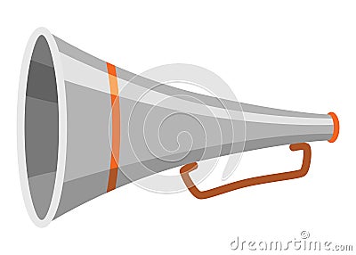 Megaphone icon. Amplify your message with this bold and attention-grabbing graphic. Perfect for marketing and Vector Illustration