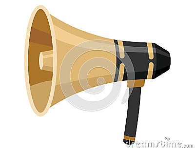 Megaphone icon. Amplify your message with this bold and attention-grabbing graphic. Perfect for marketing and Vector Illustration