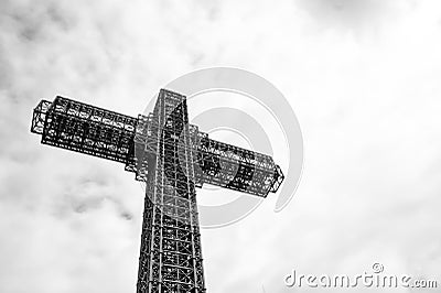 Megastructure as a symbol of faith Stock Photo