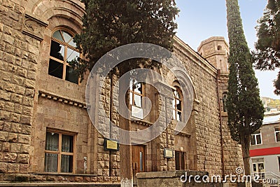Histiric building in Meghri town, Armenia Editorial Stock Photo