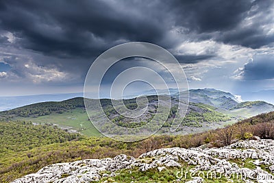 Mehedinti Mountains Stock Photo