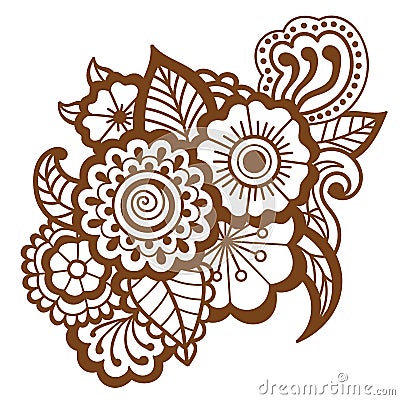 Mehndi design. Patterns. Vector Illustration