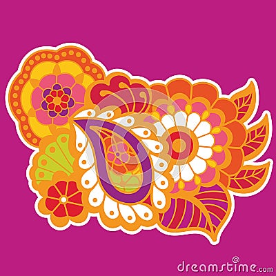 Mehndi design. Patterns. Vector Illustration