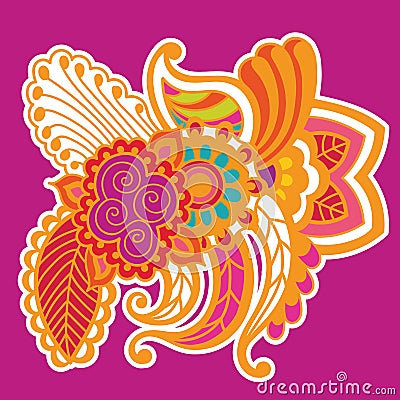 Mehndi design. Patterns. Vector Illustration