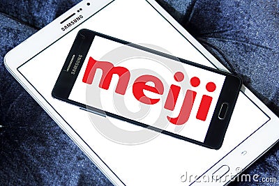 Meiji Holdings logo Editorial Stock Photo