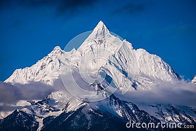 Meili Snow Mountain in Deqin, Yunnan, China Stock Photo