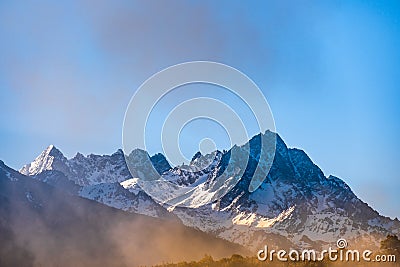 Meili Snow Mountain in Deqin, Yunnan, China Stock Photo