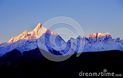 Meili Snow Mountains Stock Photo