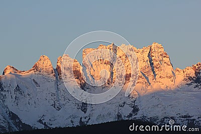 Meili snow mountains Stock Photo