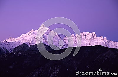 Meili Snow Mountains Stock Photo