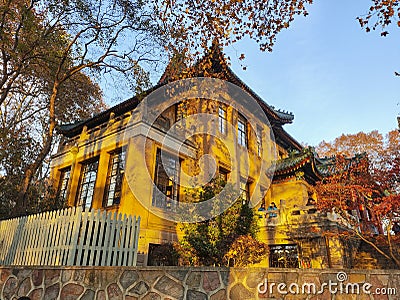 Meiling Palace is situated in the city of Nanjing Editorial Stock Photo