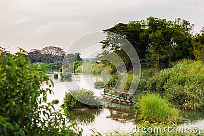 Mekhong river from Don Det Stock Photo