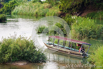 Mekhong river from Don Det Stock Photo