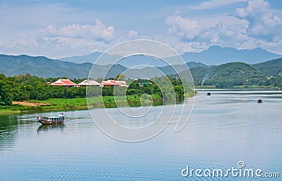 The Mekong River, Vietnam Stock Photo