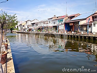 Melaka River View Editorial Stock Photo