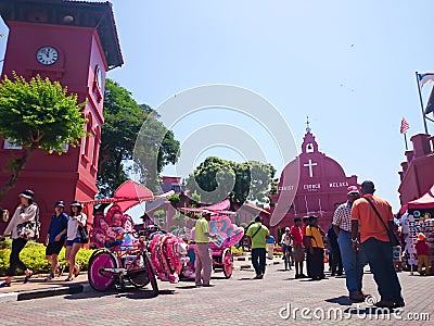 Stadthuys Malacca building Editorial Stock Photo