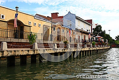 Melaka River city Stock Photo
