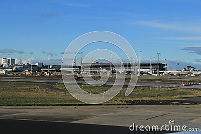 Melbourne Airport Runway Editorial Stock Photo