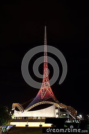 Melbourne Arts Centre Editorial Stock Photo