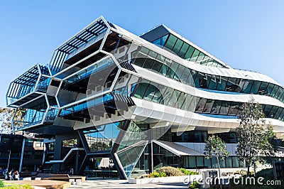 Green Chemical Futures building at the Monash University Clayton campus. Editorial Stock Photo