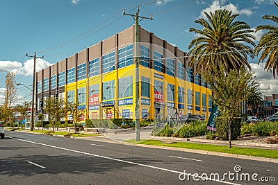 Melbourne, Australia - Chemist Warehouse pharmacy building in Maribyrnong business centre Editorial Stock Photo