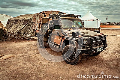 Melbourne, Australia - Military vehicle Mercedes Benz G-Wagen Editorial Stock Photo