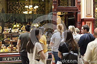 Melbourne Block Arcade Editorial Stock Photo