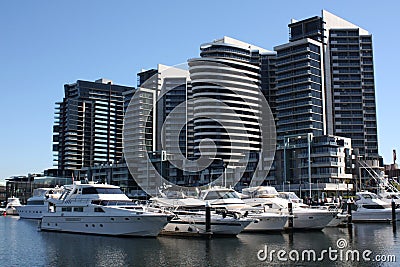 Melbourne, Docklands Stock Photo