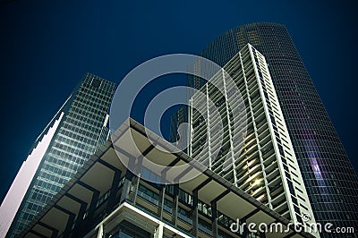 Melbourne office blocks Stock Photo