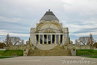 The Melbourne shrine of remembrance Editorial Stock Photo