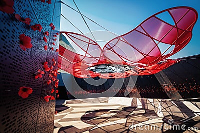 Melbourne Shrine Editorial Stock Photo