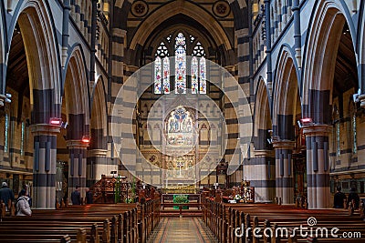 Saint Pauls Catholic Cathedral Melbourne Editorial Stock Photo