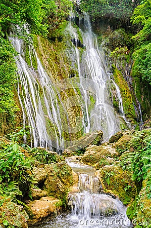 Mele Cascades Waterfalls - Port Vila Stock Photo