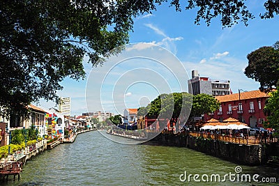 Meleka river in The Old Town Editorial Stock Photo