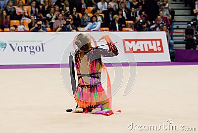 Melitina Staniouta, Belarus. Ribbon Editorial Stock Photo