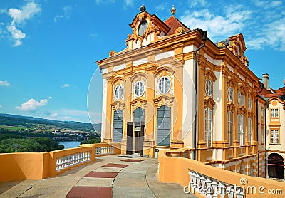 Melk, Austria, July 25, 2014: St. Peter and Paul Church in Melk Abbey, Austria Editorial Stock Photo