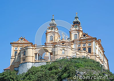 Melk Monastery,Austria Stock Photo