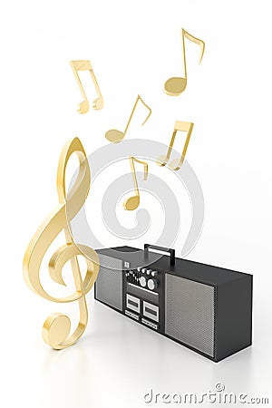 Melody and music Stock Photo