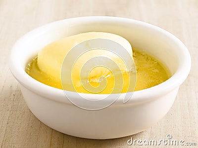 Melted butter Stock Photo