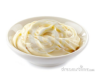 Melted cream cheese Stock Photo