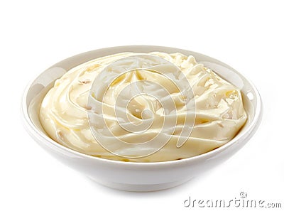 Melted cream cheese Stock Photo