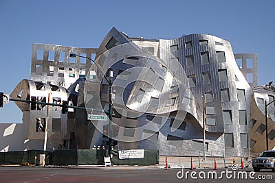 Melted house - is it too hot in Las Vegas? Editorial Stock Photo