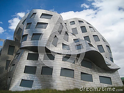 The melting building facade of the Lou Ruvo Center for Brain Health Editorial Stock Photo