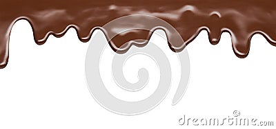 Melting chocolate Stock Photo