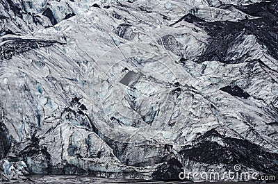 Melting glacier in Iceland Stock Photo