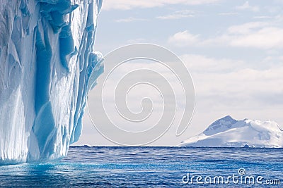 Melting iceberg Stock Photo