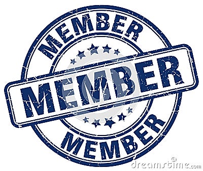 Member stamp Vector Illustration