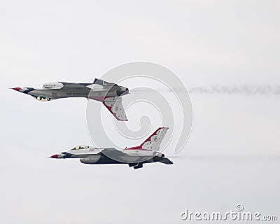 USAF Thunderbird Editorial Stock Photo