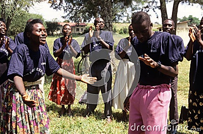 Members of Community Reproductive Health Workers, Uganda Editorial Stock Photo